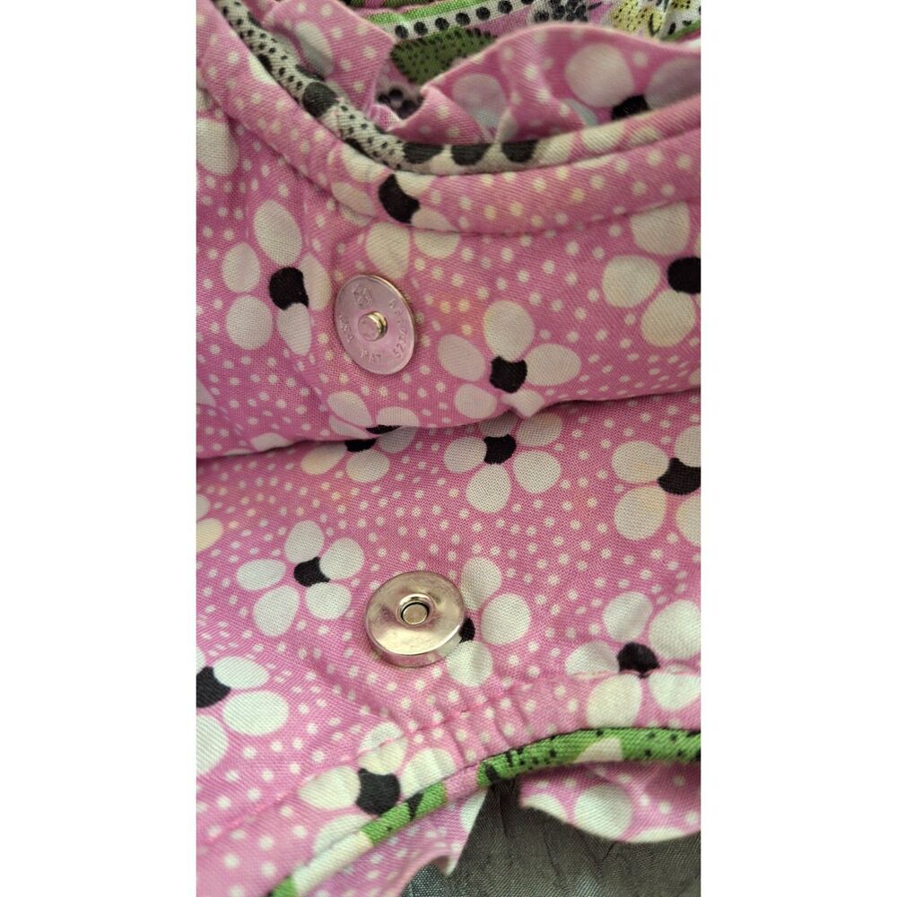 VERA BRADLEY PRISCILLA Floral Pink Ruffles Tote Bag Girls Kid Core School Boho - Picture 5 of 6